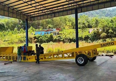 Low Truck Unloader in Thailand