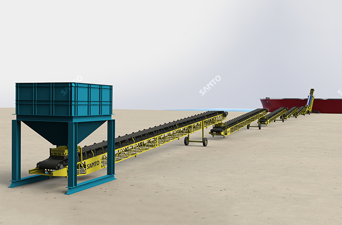 Grasshopper Conveyors in an Aggregate Quarry