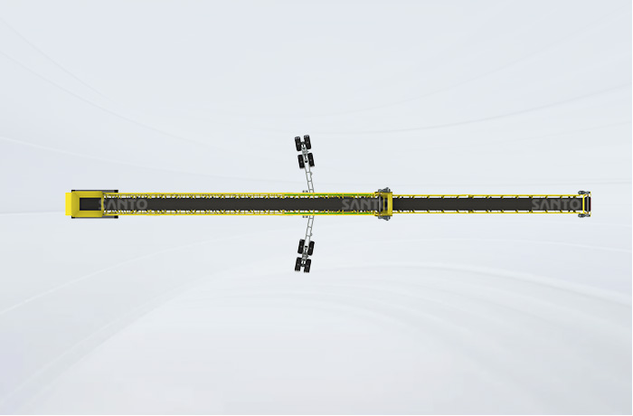 Radial Telescopic Stacker for Fertilizer Port Terminal